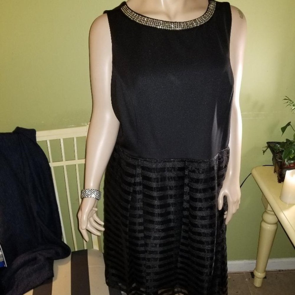 Dressbarn Evening Collection Little Black Dress 3X